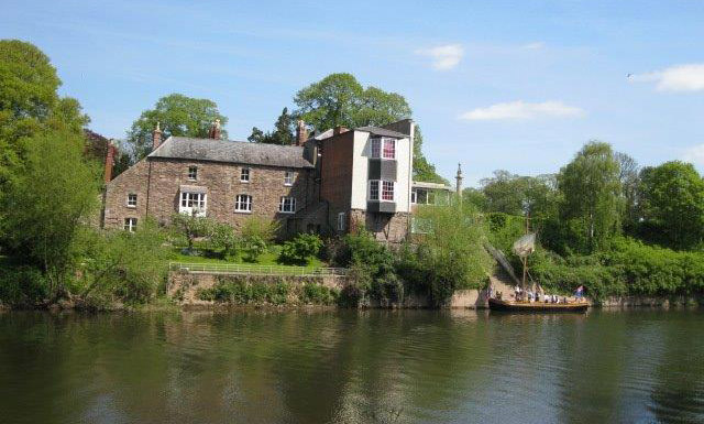 The training centre on the River Wye.