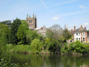 Hereford Cathedral, 500 metres from the Training Centre.